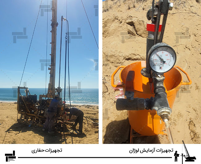 تجهیزات حفاری و آزمایش لوژان - خدمات مطالعات ژئوتکنیک - شرکت ایستا سازه