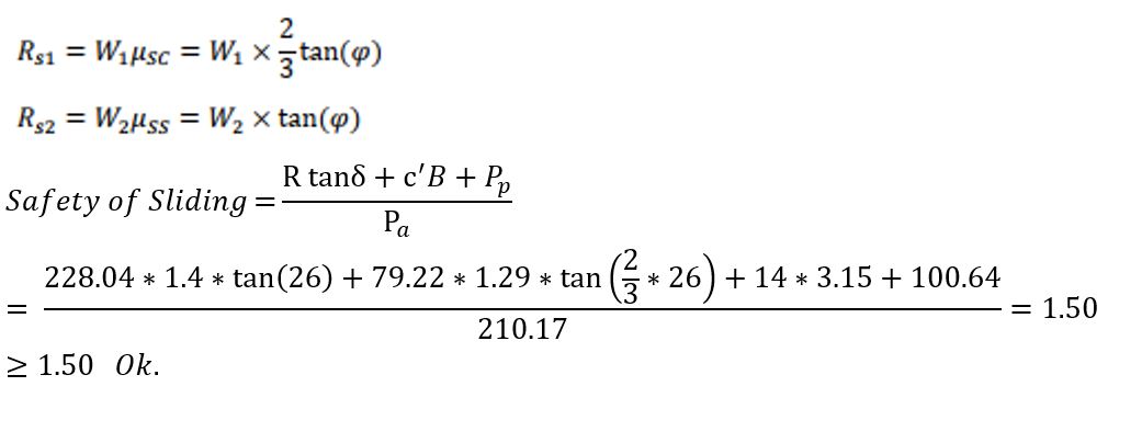 محاسبه ضریب اطمینان لغزش (استاتیکی)2