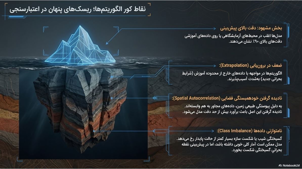 نقاط کور الگورتیم ها;ریسک های پنهان در اعتبارسنجی